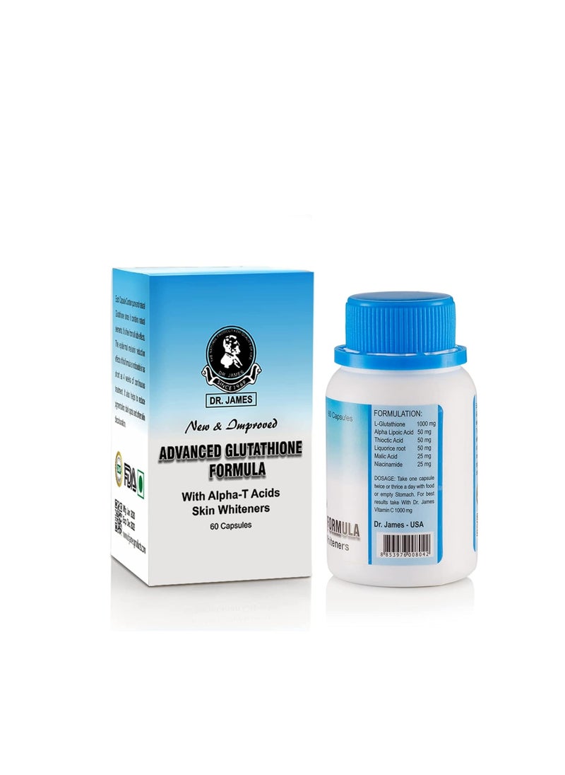 DR. JAMES Dr. James Advanced Glutathione Formula – Powerful Skin Whitening with Alpha-T Acids  - Image 2