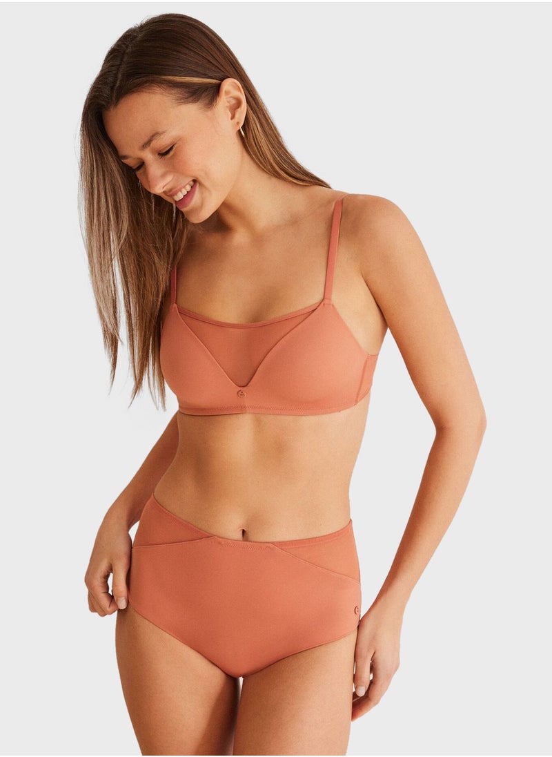 women'secret - High Waist Button Detail Panty - Image 1