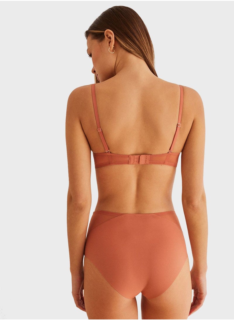 women'secret - High Waist Button Detail Panty - Image 1