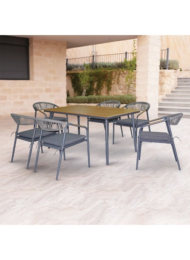 DANUBE HOME Amanda Dining Set 6+1  - Image 1