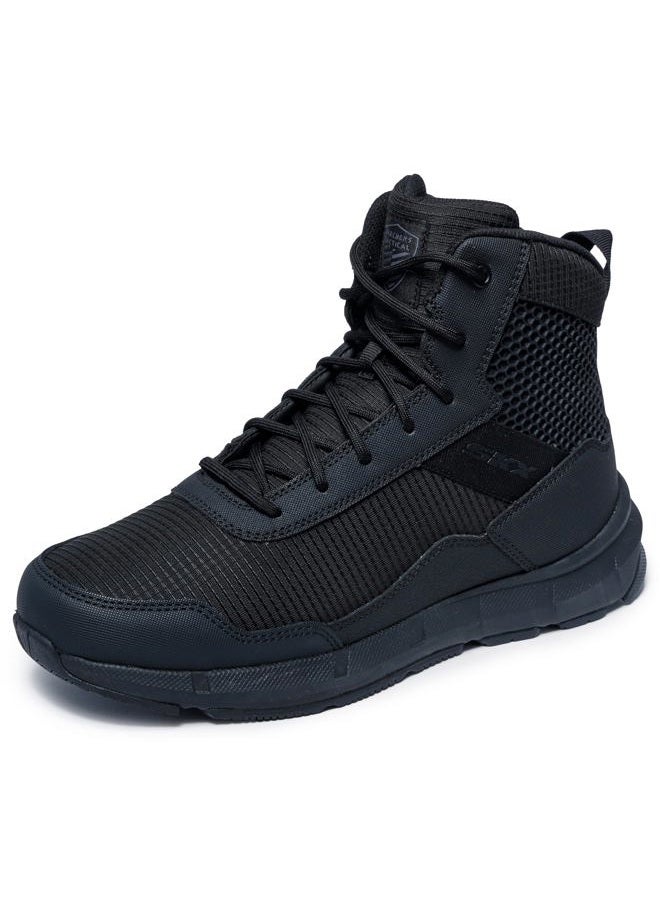 Men's Terradraft 6 Inch Tactical Zip Up Mesh Military Boot, Black, 11.5 Wide