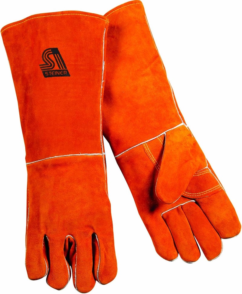 Steiner 18-Inch Leather Welding Gloves for Stick Welding - Large Size