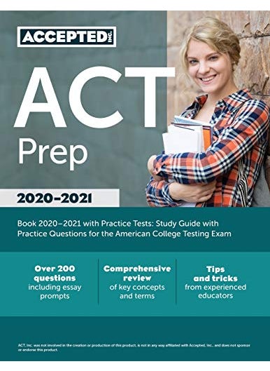 Act Prep Book 20212022 With Practice Tests Study Guide With Practice Questions For The American Co 