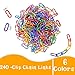 RAINBOW TOYFROG Chain Link Math Manipulatives 240 C Clips Plastic Chain Links 20 Ice Cream Cards for Counting Linked Math Game Learning Resources for Kindergarten Sensory Bin Math Links Counting Toy - Image 4