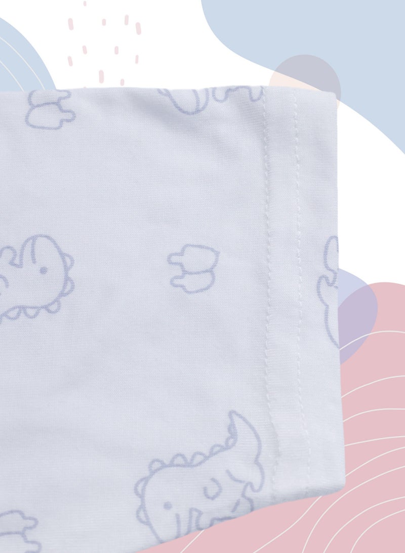 Baby Pullover Bodysuit - Short-sleeve, Lyocell Blend, Snap Crotch, Ultra-Light & Breathable - For 3-18 Months  - Image 4