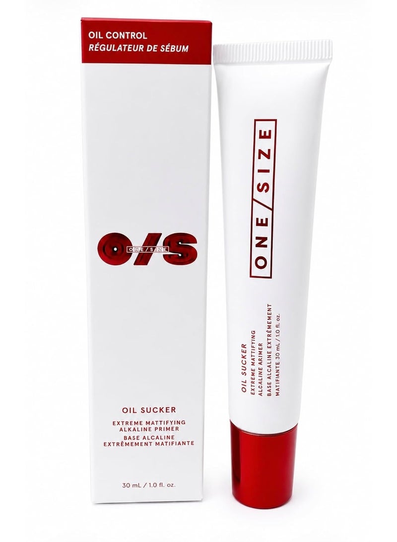 ONE SIZE Oil Sucker Extreme Mattifying Alkaline Primer – Long-Lasting Oil Control & Shine-Free Makeup Base (Original) - Image 1