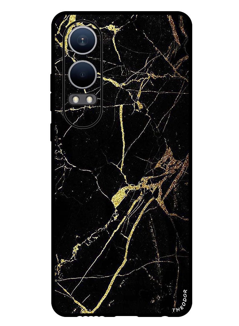 Theodor Protective Case Anti Scratch Shock Proof Bumper Cover For Oppo K12x (China) Marble Texture  - Image 1