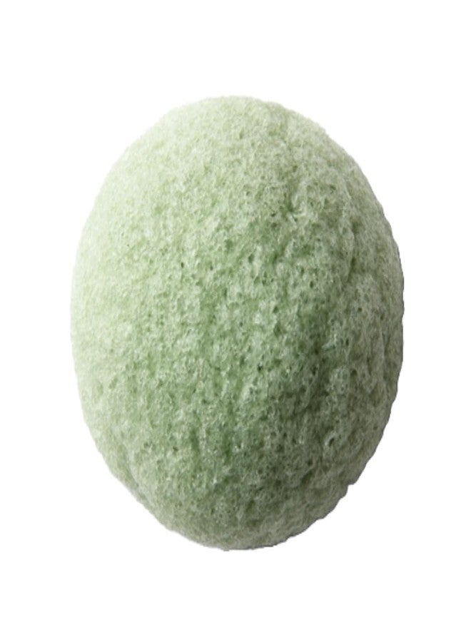 إيبينكا إسفنجة كونجاك طبيعية - عبوة من قطعتين - شاي أخضر - غسول ومنظف لطيف للوجه - للعناية بالبشرة - صنع في اليابان - Image 2