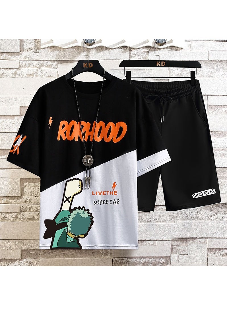 KUYING - New Fashion Versatile Short Sleeve Set - Image 1
