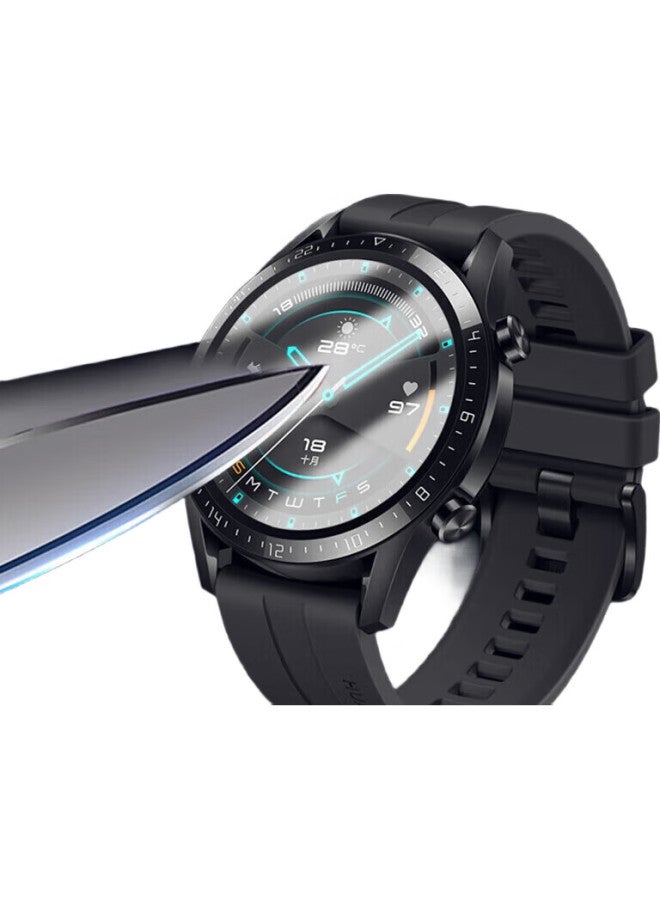 Stiger [3-Pack] Tempered Glass Screen Protector For Huawei Watch 3 Pro, Full Coverage, Hd Clear, Shatterproof, Fingerprint-Resistant Protective Film For 48Mm Watch Face - Image 3