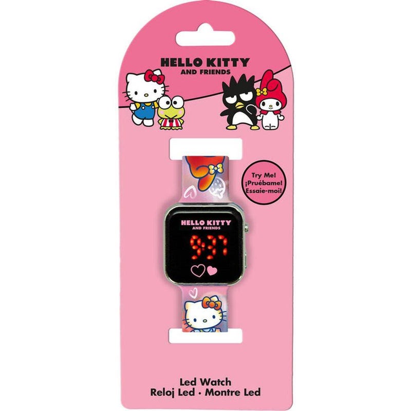 Hello Kitty Sanrio Hello Kitty and Friends Hello Kitty LED Digital Watch (Pink) - Image 1