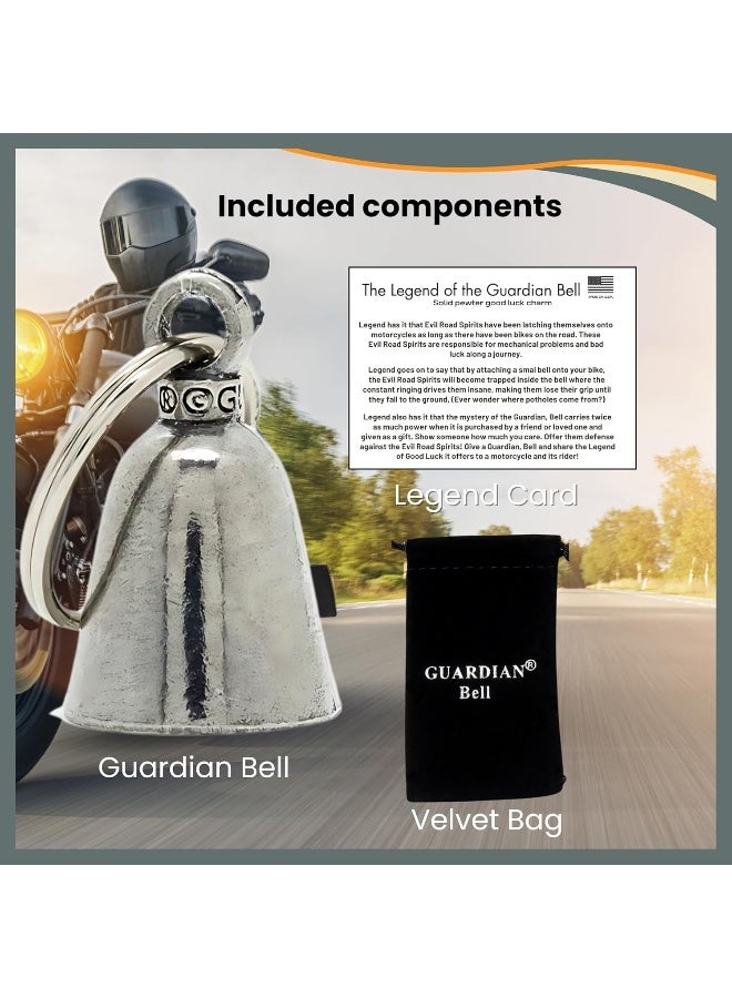 GUARDIAN Guardian Bell Good Luck Bell w/Keyring & Black Gift Bag  - Image 5