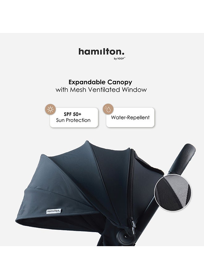 Hamilton Everyday Stroller - Quick Fold & Easy Store in Cabin Overhead Compartments - Autofold System - Image 5
