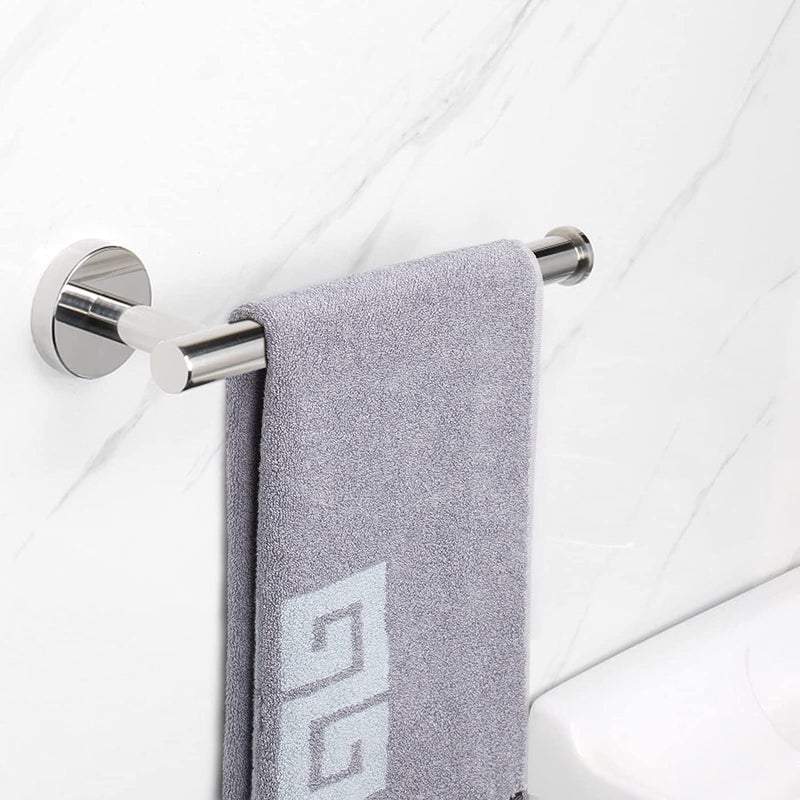 LUXIUR Towel Hanger for Wash Basin, Bathroom and Kitchen Sink Stand, 304 Grade Stainless Steel Towel Ring, Napkin Holder, Chrome Finish - Image 3