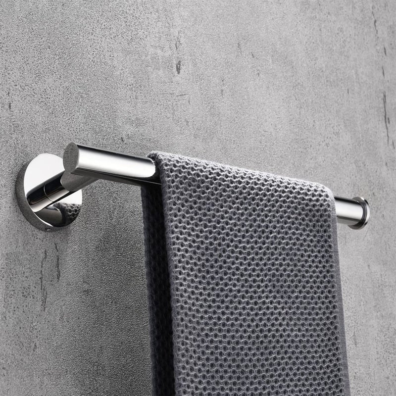 LUXIUR Towel Hanger for Wash Basin, Bathroom and Kitchen Sink Stand, 304 Grade Stainless Steel Towel Ring, Napkin Holder, Chrome Finish - Image 2