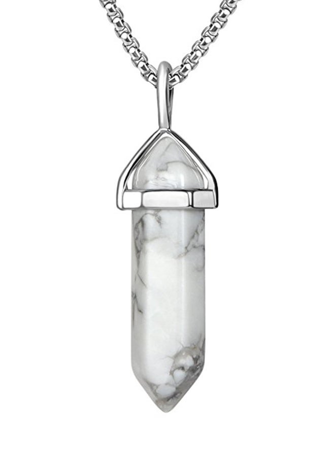 Quartz Chain Crystal Pendant Necklace