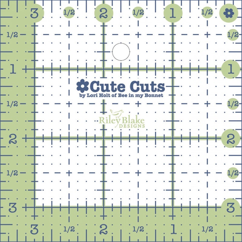 Riley Blake Designs  Cute Cut Ruler by Lori Holt  Square 35 X 35