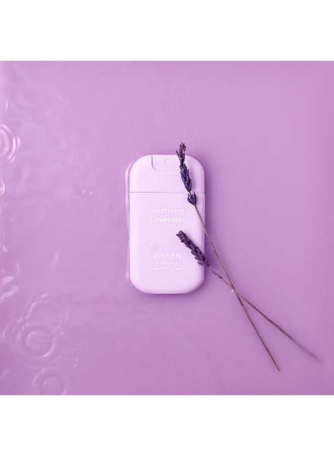 Haan Soothing Lavender Hand Sanitizer - Cleanses Hands & Features a Calming Lavender Scent, Great for Use Before Bed or to Reduce Stress (30 ml) - Image 3
