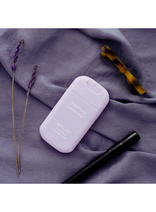 Haan Soothing Lavender Hand Sanitizer - Cleanses Hands & Features a Calming Lavender Scent, Great for Use Before Bed or to Reduce Stress (30 ml) - Image 4