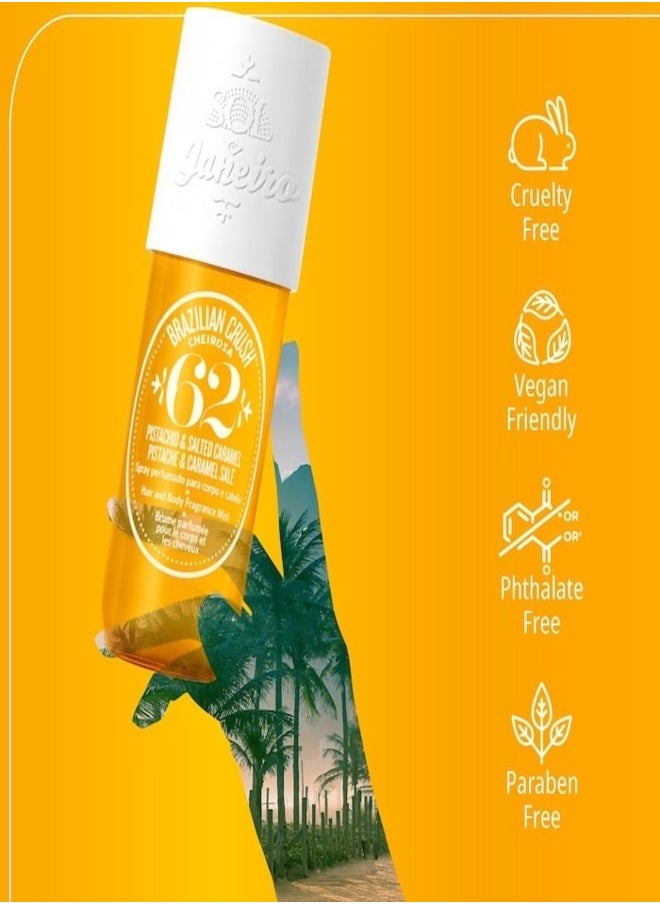 Sol de Janeiro - Sol de Janeiro After Hours + Brazilian Crush Cheirosa ’62 Hair & Body Fragrance Mist Set – 2 x 90ml | Limited Edition Duo with Warm, Sultry, and Gourmand Scents for Long-Lasting, Irresistible Fragrance - Image 1