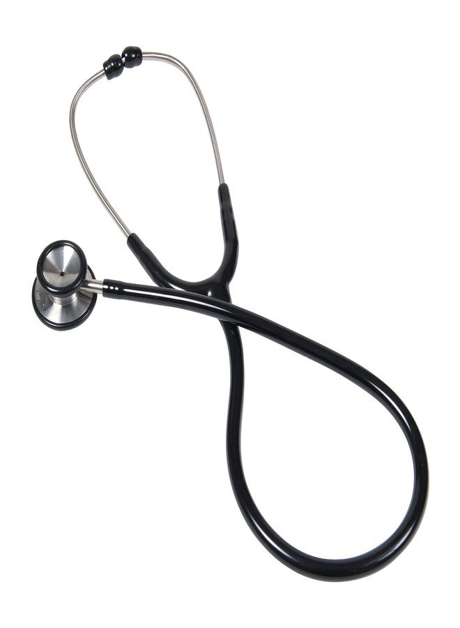 MABIS Stethoscope, Adult with Infant Bell, Diaphragm, Stainless Steel Chest piece, Dual Binaural and 22 Inch Tubing with 2 Extra sets of Ear tips, Black - Image 4