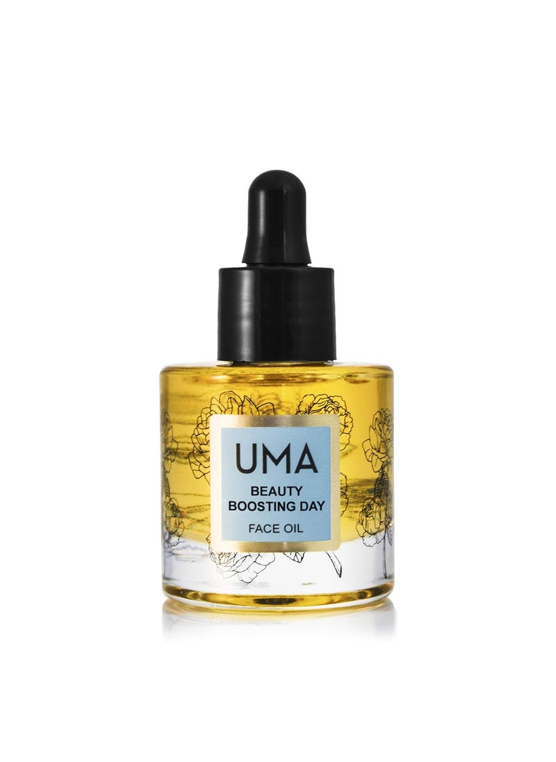 Uma UMA Beauty Boosting Day Face Oil helps in hydrating skin  Ayurvedic moisturizing face oil for sensitive to normal skin types I 100 Organic Vegan Parabenfree  nontoxic 1 fl oz  30 ml 