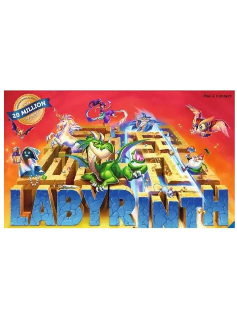 Maze Board Game, Race to Find Treasures Inside a Moving Maze, Family Strategy Game with Maze Cards - Image 4