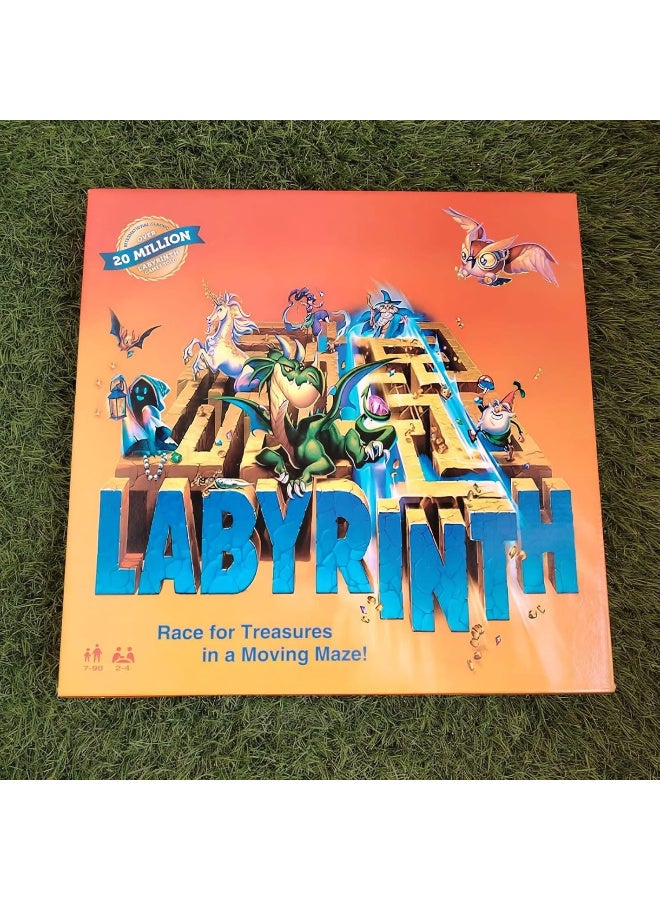 Maze Board Game, Race to Find Treasures Inside a Moving Maze, Family Strategy Game with Maze Cards - Image 3