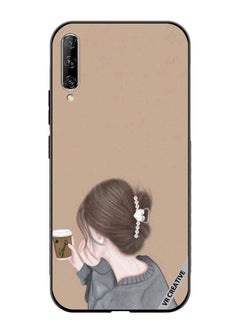 Protective Case Cover For Huawei Nova Y9S Sipping Design Multicolour