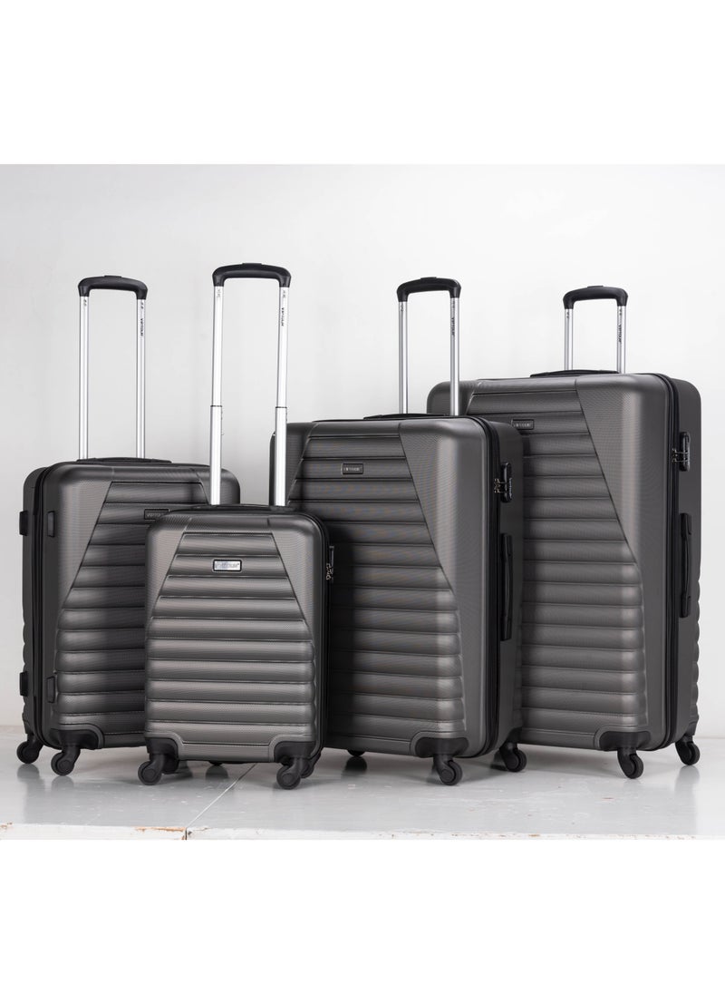 VIPTOUR - Set of 4 ABS Trolley Luggage With Number Lock 20,24,28,32 Inches - Image 1
