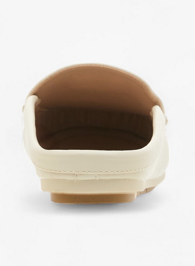 Le Confort Solid Metal Accent Slip-On Mules  - Image 5