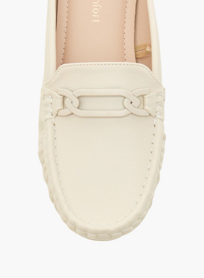 Le Confort Solid Metal Accent Slip-On Mules  - Image 4