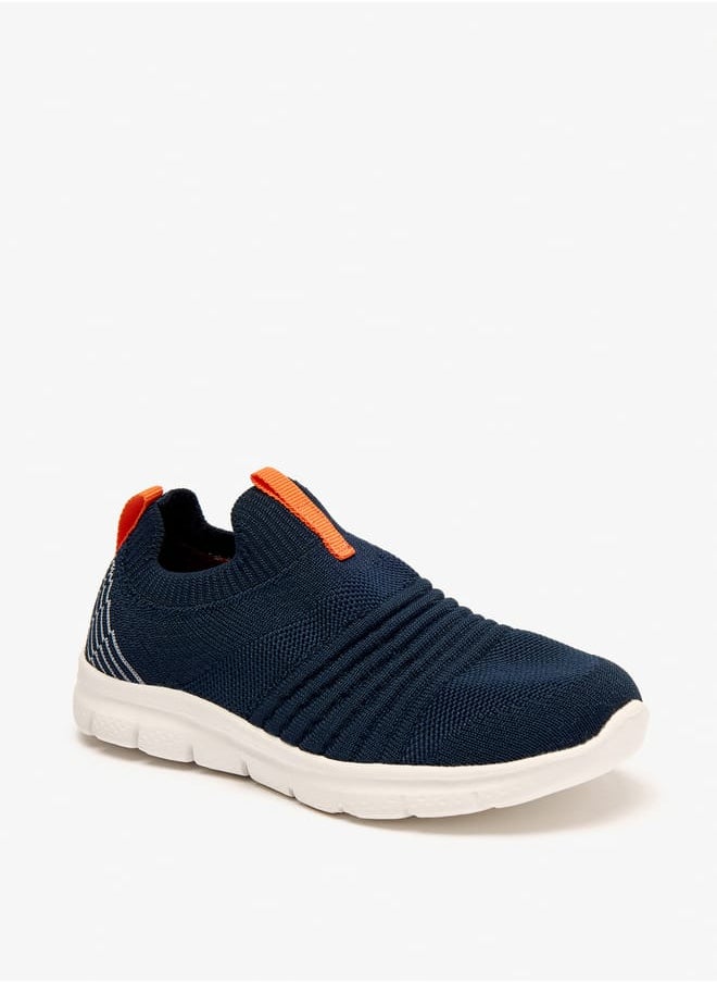 Dash Boys Textured Slip-On Lightweight Sports Shoes  - Image 1