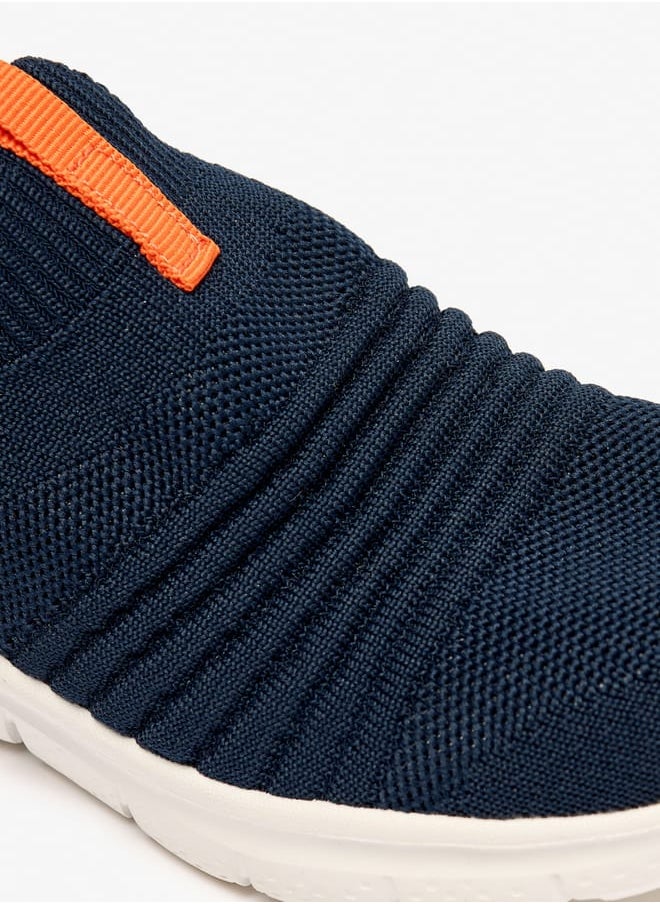 Dash Boys Textured Slip-On Lightweight Sports Shoes  - Image 5