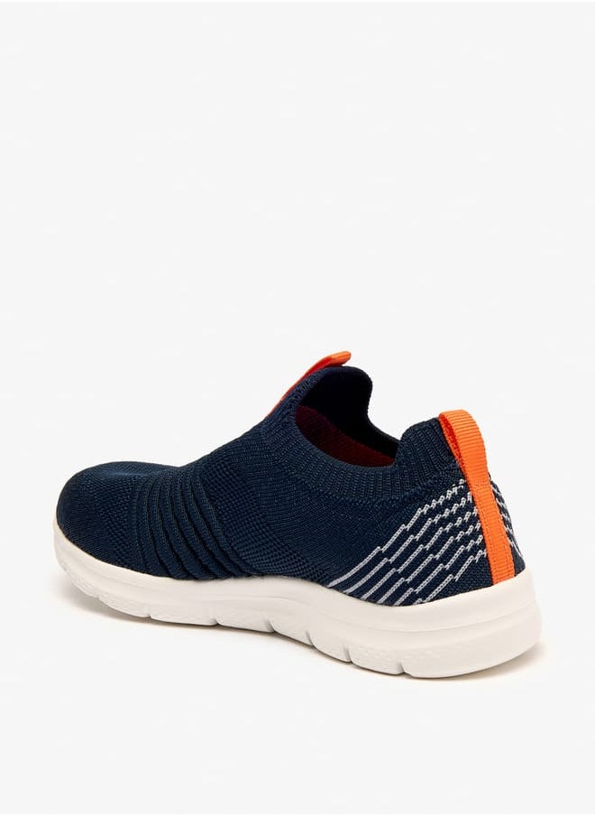 Dash Boys Textured Slip-On Lightweight Sports Shoes  - Image 2