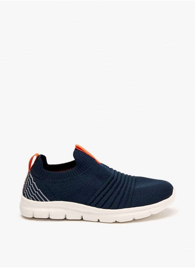Dash Boys Textured Slip-On Lightweight Sports Shoes  - Image 3