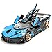 BDTCTK 132 Bugatti Bolide Sports Model Car Zinc Alloy Pull Back Toy Car with Sound and Light for Kids Boy Girl GiftBlue - Image 2