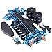 RCLIONS Aluminum Alloy Carbon Fiber Chassis RC Touring Car Body Frame Kit with for Tamiya TT02 110 RC Drift Car Upgrades Parts - Image 2