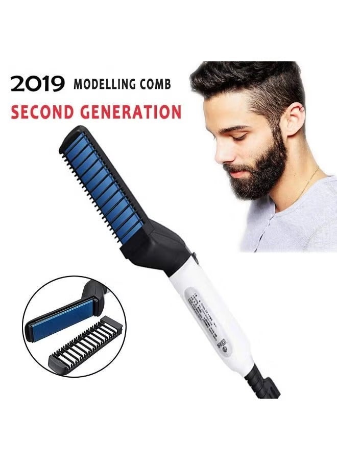 فرشاة فرد شعر اللحية سريعة متعددة الوظائف أسود - Image 2