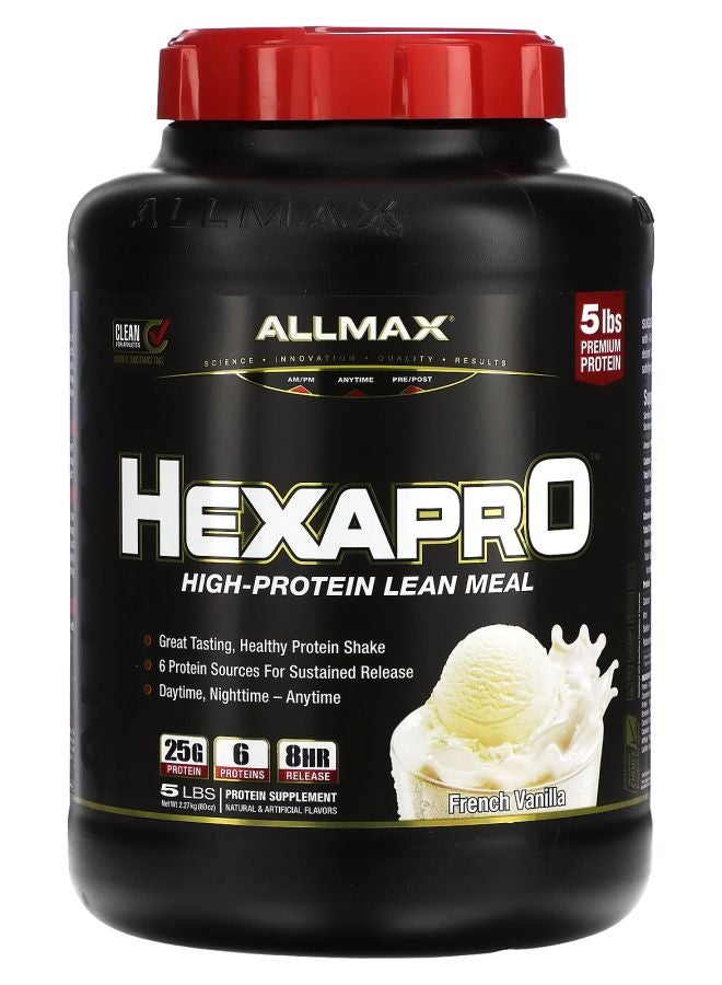 Allmax Hexapro™ High-Protein Lean Meal French Vanilla 5 lbs (2.27 kg)