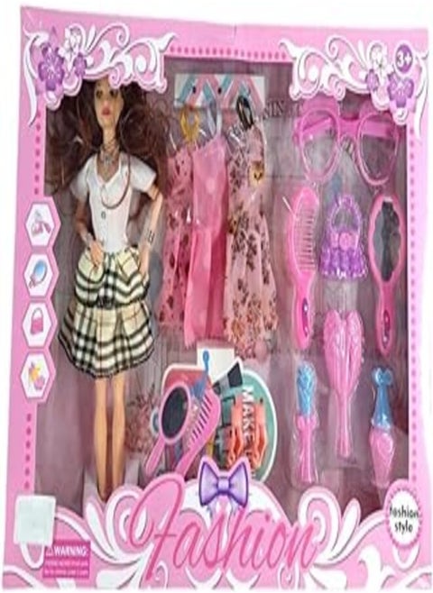 GTG TOYS ZHX66 Girls Bride with Dresses and Accessories as Multi