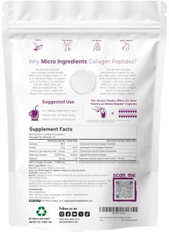 Micro Ingredients Multi Collagen Peptides, Unflavored (1 Lb)  - Image 2