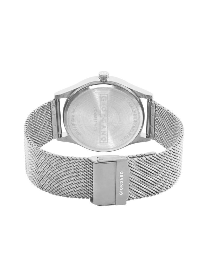 Giordano Analog Watch for Men Stylish Metal Strap| 3 Hands Mechanism with Water Resistant Wrist Watch GZ-50111 - Image 4