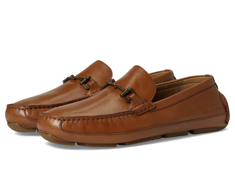 COLE HAAN حذاء كول هان وايت بت درايفر للرجال، بني بريطاني، 45 EU - Image 2