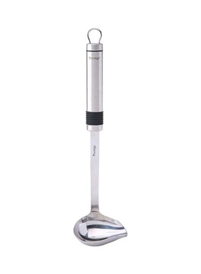 Prestige Eco Gravy ladle Stainless Steel With Rubbergrip Silver/Black 24x11cm - Image 1