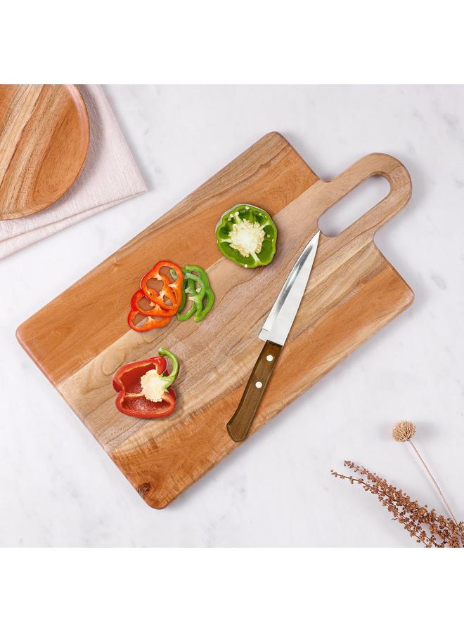 Home Box Albero Long Groove Chopping Board - 46x25x1.5 cm - Image 1