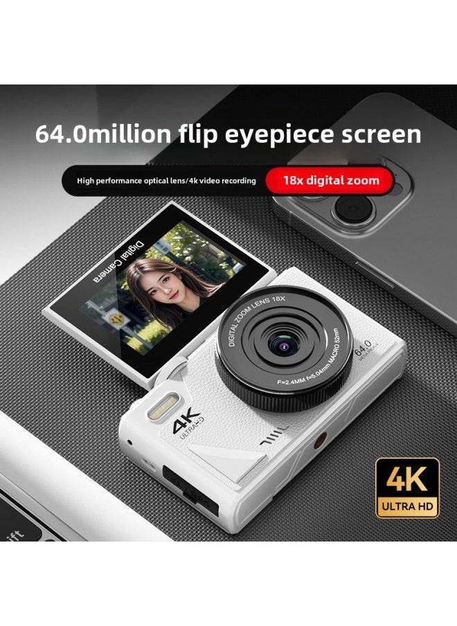 Generic - Digital Camera HD Digital Camera 64 Million Micro Single Rotating Screen Camera WIFI Mobile Phone Beauty-Body Color:Black +32g Memory Card - Image 1