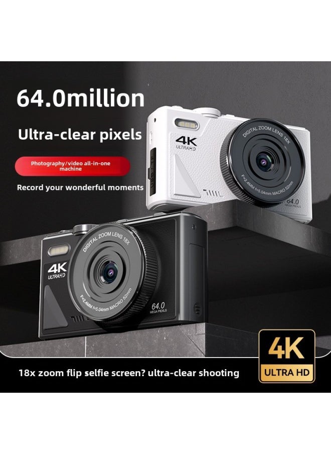 Generic - Digital Camera HD Digital Camera 64 Million Micro Single Rotating Screen Camera WIFI Mobile Phone Beauty-Body Color:Black +32g Memory Card - Image 1