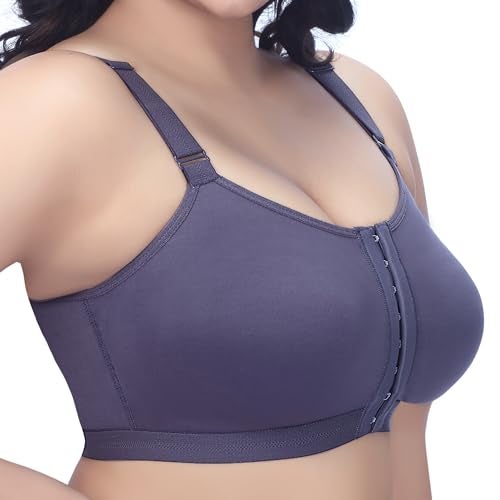 TRYLO Front OPEN-BRA-42-GREY-E-CUP - Image 2