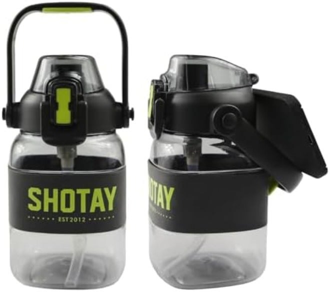 SHOTAY Sports Water Bottles 1L/1.5L/2L With USA Tritan Material 100% BPA Free And Leakproof, Half Gallon Gmy Water bottle for School, Fitness And Outdoor  Sports. - Image 3
